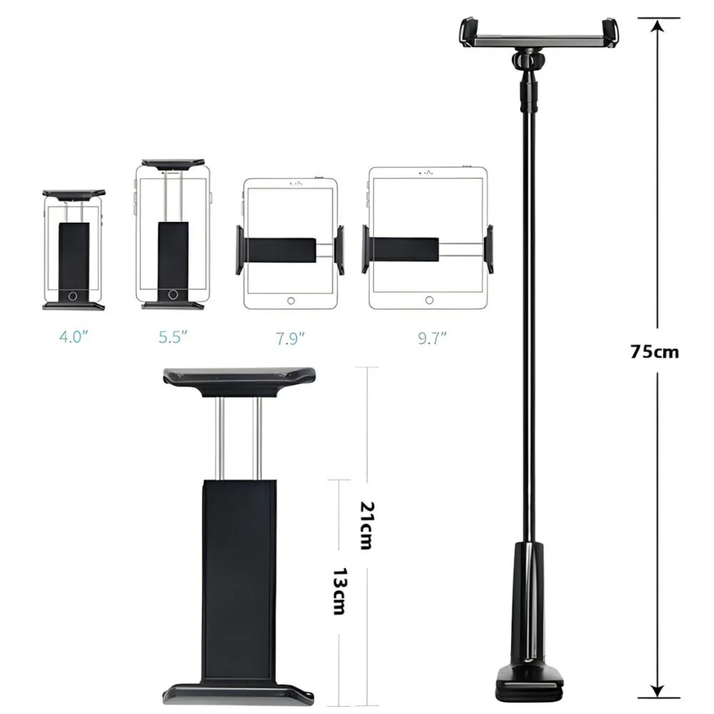 Griff für Schreibtisch für Telefon/Tablet, AWEI X3, Weiß - Image 2
