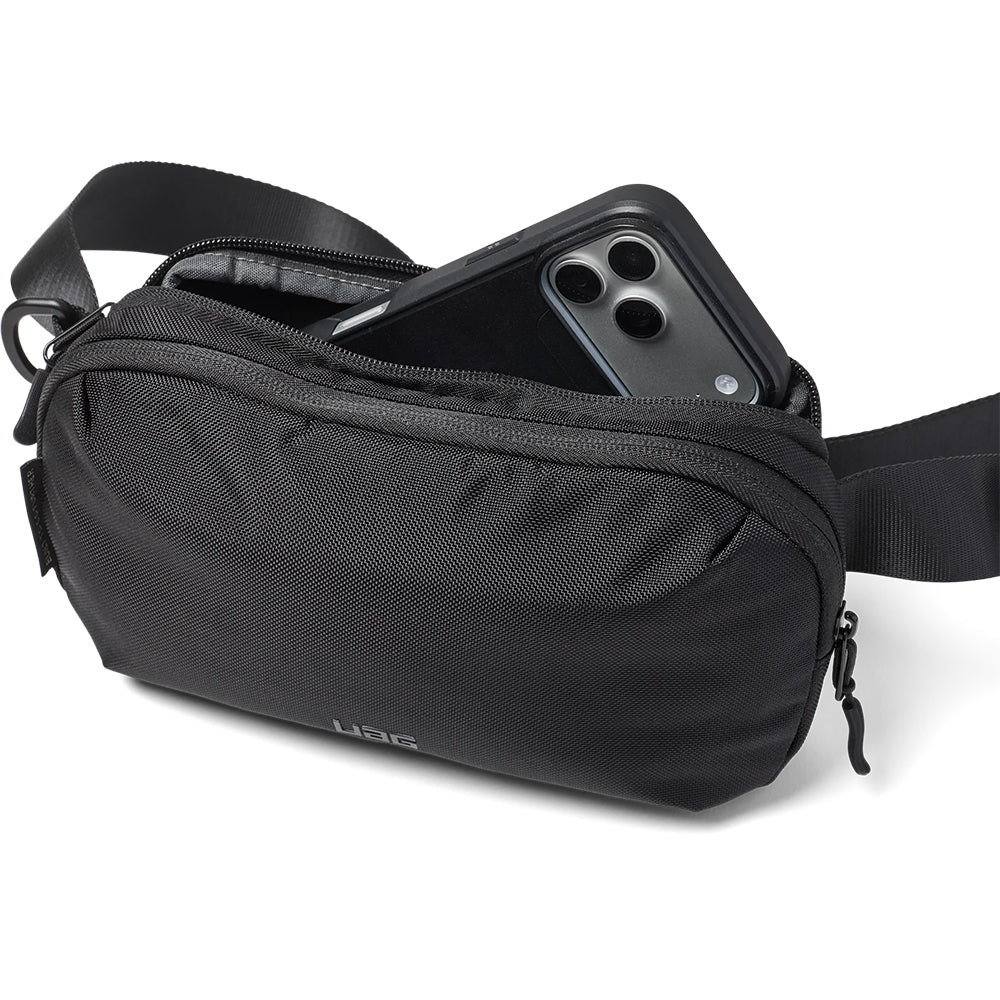 Gürteltasche für Handy, Schlüssel und Portemonnaie mit Tracker-Fach, Urban Armor Gear Standard Issue, 1L, Schwarz - Image 3