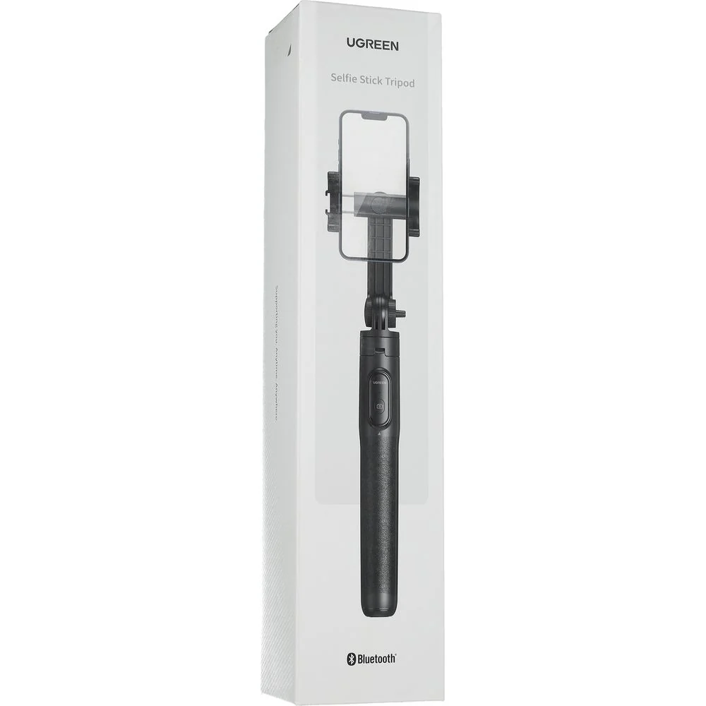 Halterung, Stab, Stativ mit Fernbedienung mit adapter 1/4", 1,6m, Ugreen LP586 Selfie Stick Tripod Bluetooth, Schwarz - Image 15