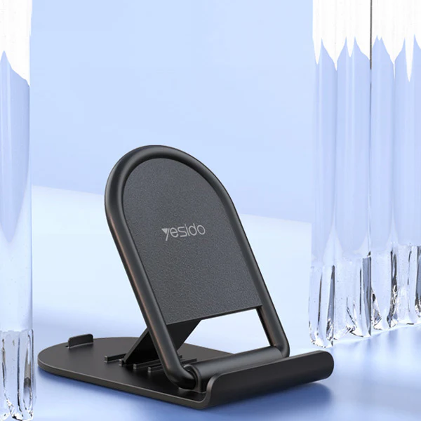 Halterung, Ständer, Schreibtischständer Yesido Mini Holder C141 für Telefon, Schwarz - Image 2