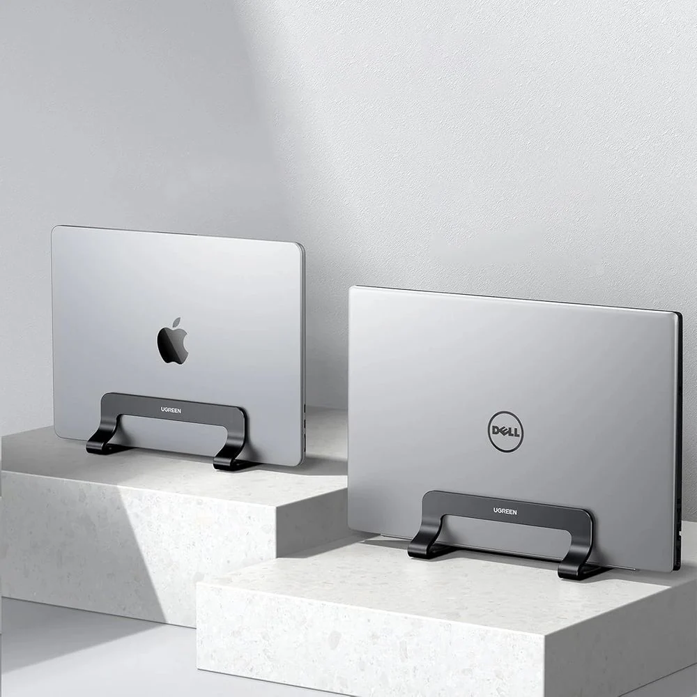 Halterung, Ständer, Tischständer für Laptops, Vertikal, Ugreen LP258, Schwarz - Image 7