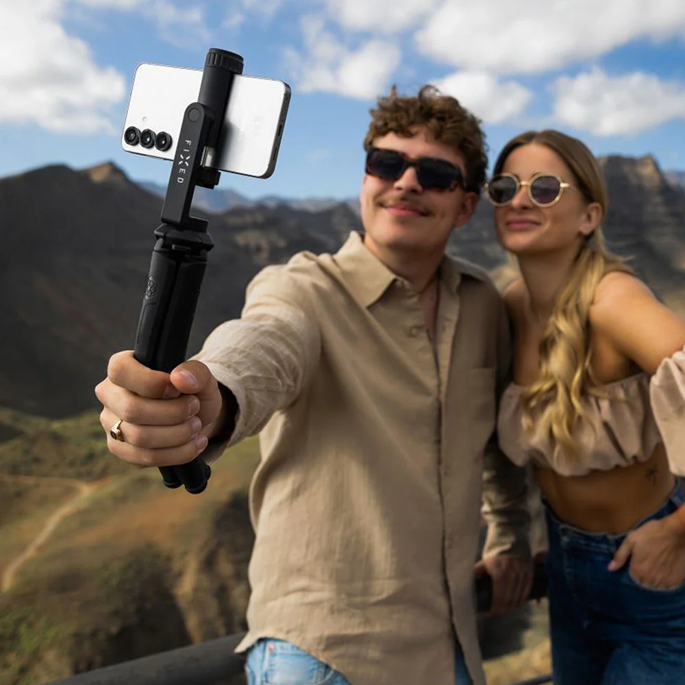 Halterung, Stativ, Selfie-Stick für Smartphones Fixed Creator Flexible Tripod, 1/4" Gewinde, Schwarz - Image 9