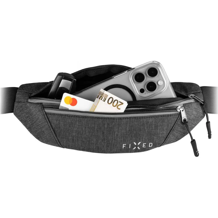 Handy-/Schlüssel-/Geldbörse-Tasche, Fixed Sport Belt Hip Bag, Schwarz - Image 2