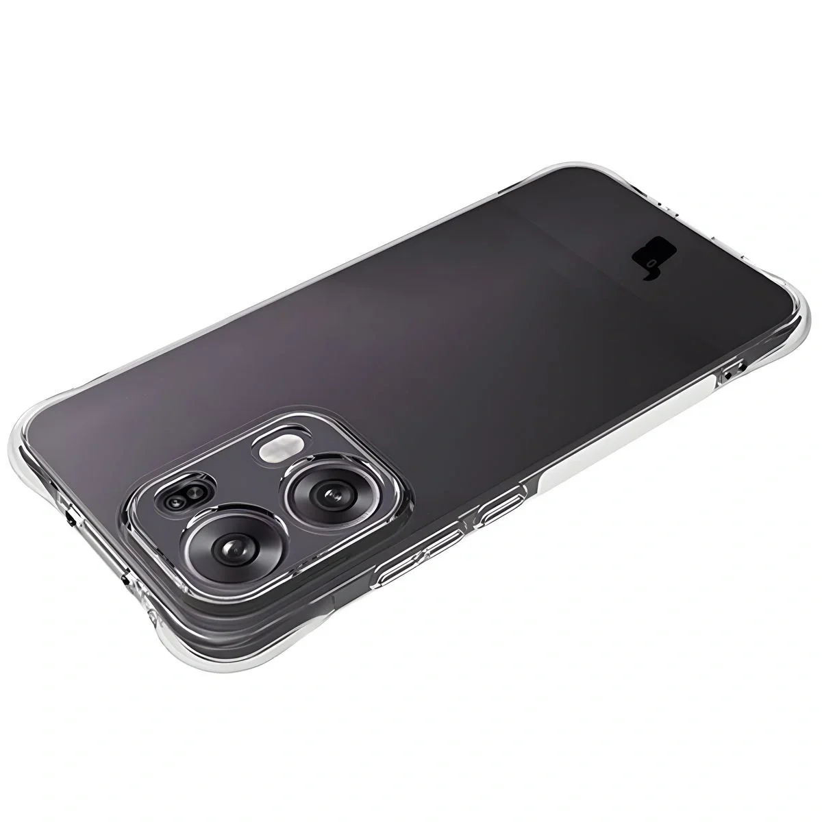 Handyhülle + 2x Folie für Oppo Reno13 Pro, Bizon Case Clear Pack, Transparent - Image 6
