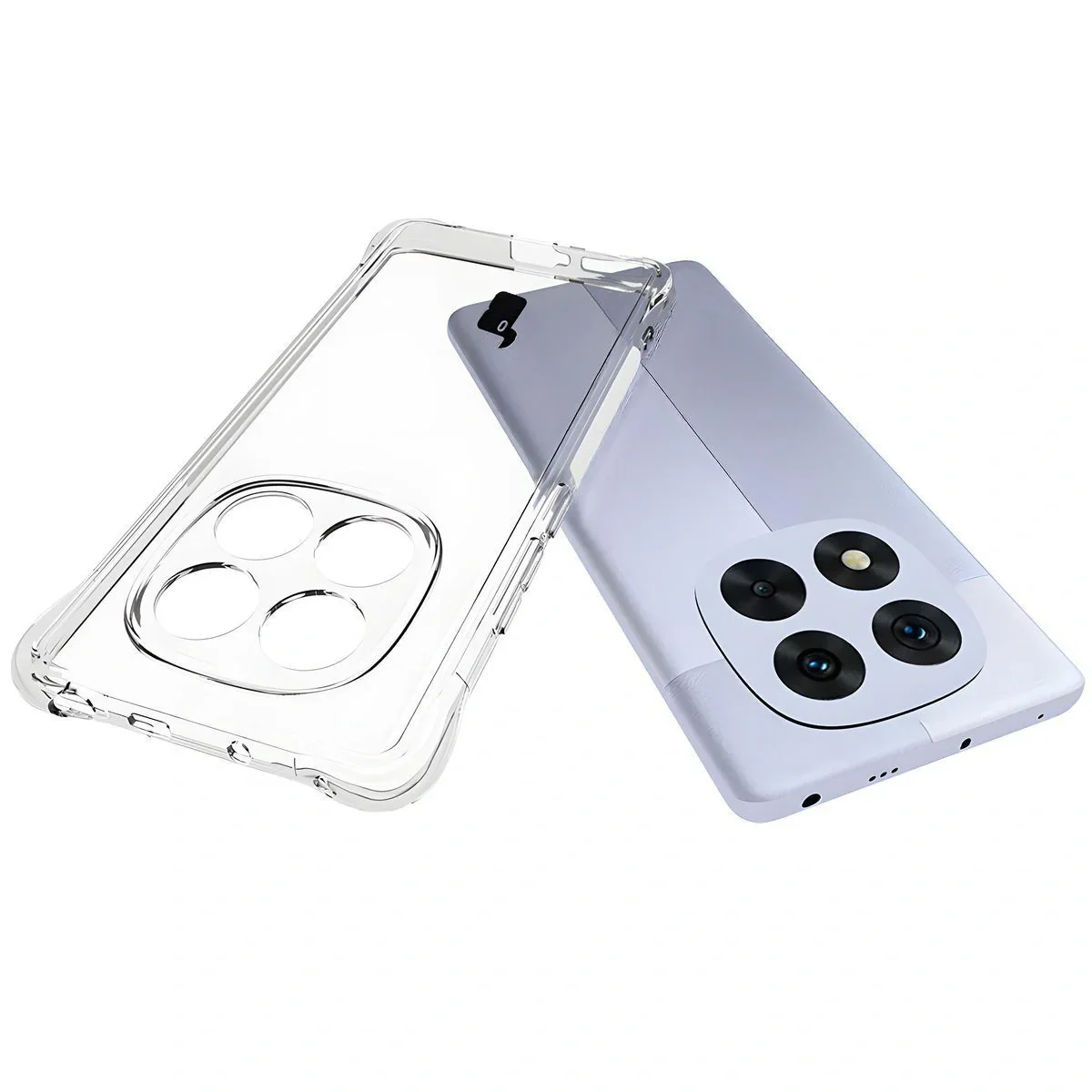 Handyhülle + 2x Folie für Xiaomi Redmi Note 14 Pro 4G, Bizon Case Clear Pack, Transparent - Image 5