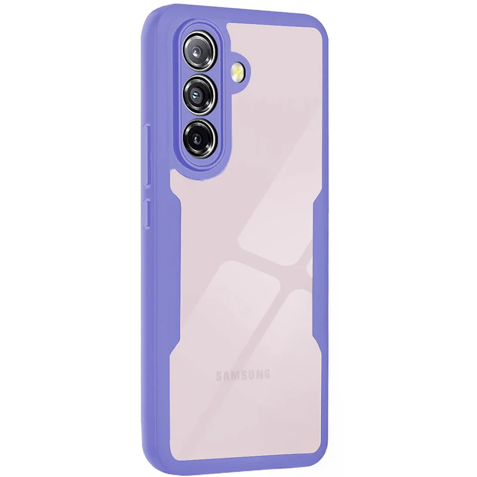 Handyhülle 360° mit Displayschutz für Galaxy A57 5G, Techsuit ColorVerse, Transparent-Violett - Image 2