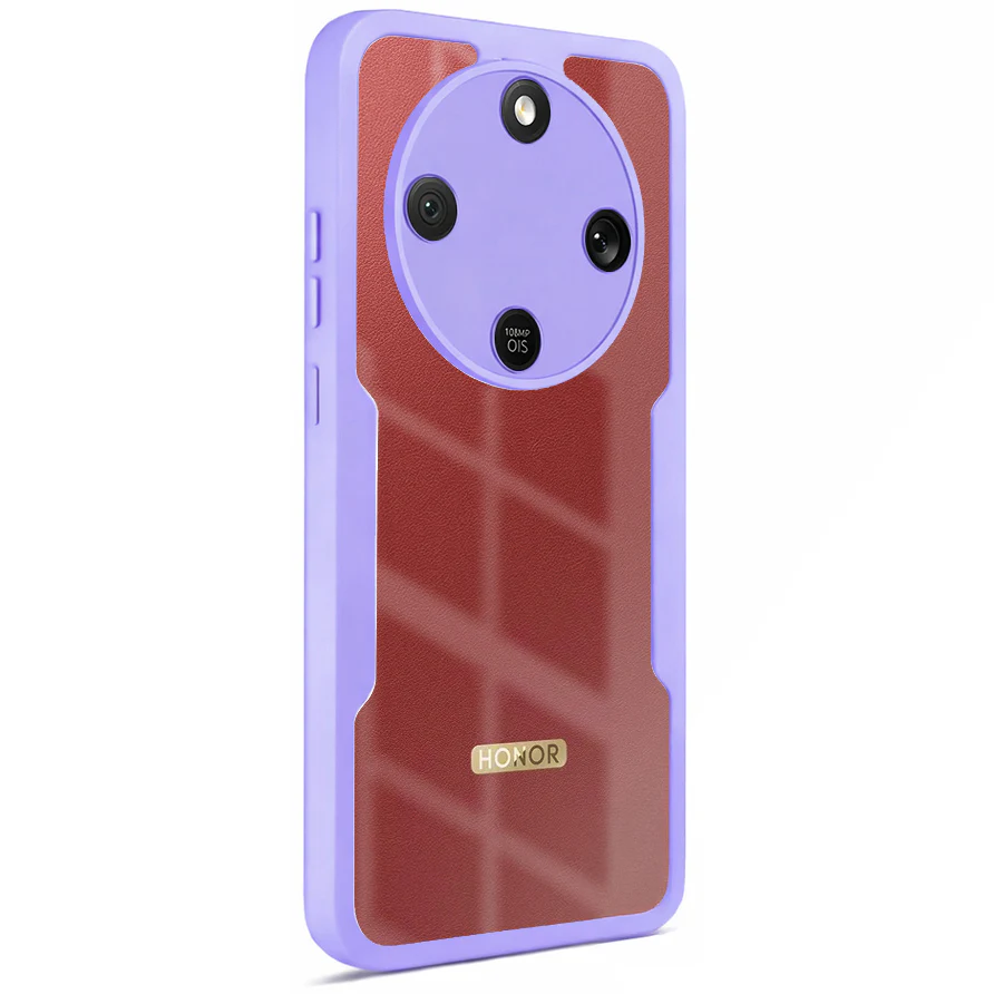 Handyhülle 360° mit Displayschutz für Honor Magic8 Lite, Techsuit ColorVerse, Transparent-Violett - Image 2