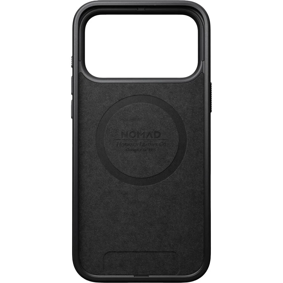 Handyhülle aus Naturleder für iPhone 17 Pro Max, Nomad Modern Leather Case Horween Series mit MagSafe, Schwarz - Image 5