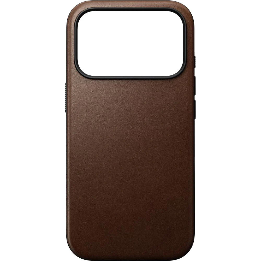 Handyhülle aus Naturleder für iPhone 17 Pro, Nomad Modern Leather Case mit MagSafe, Braun - Image 6