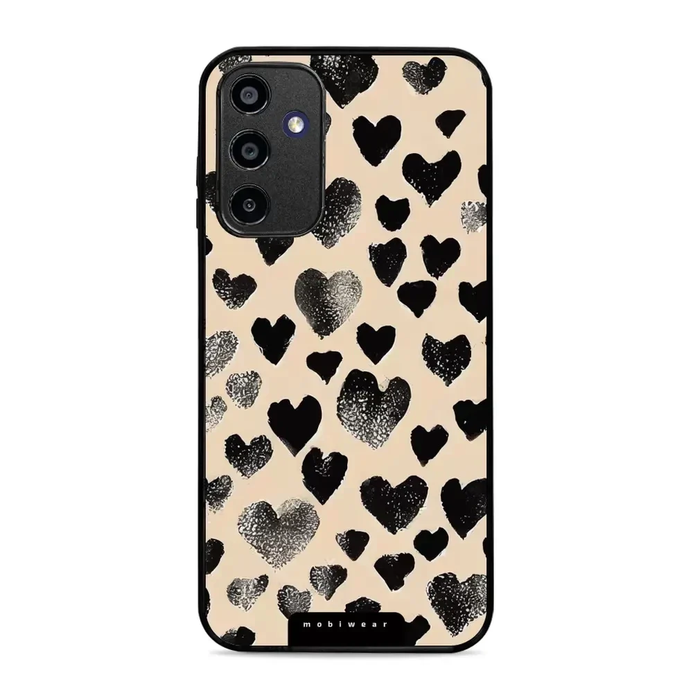 Handyhülle für Galaxy A15 4G, Mobiwear Glossy Case, Beige Liebe