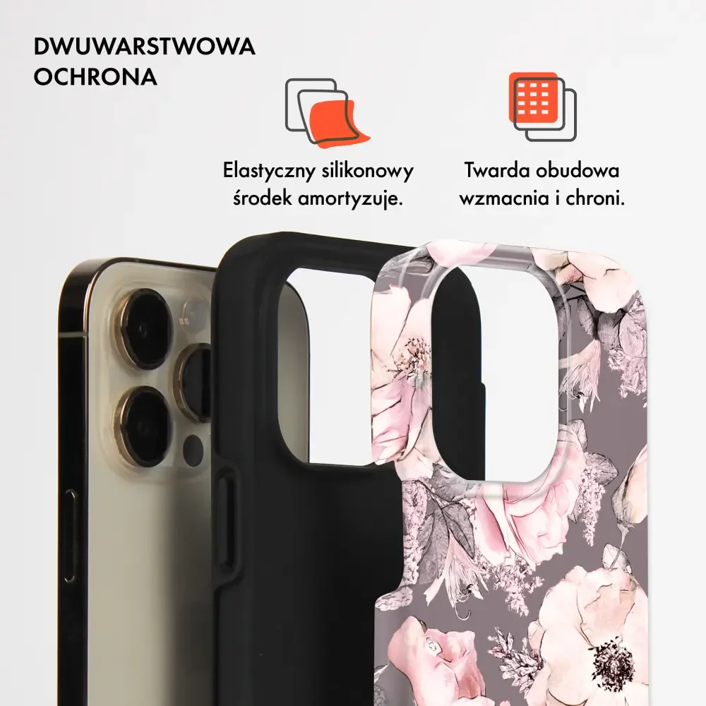 Handyhülle für Galaxy A17 5G, Mobiwear Elite Pro, Rosa-Blumig - Image 3