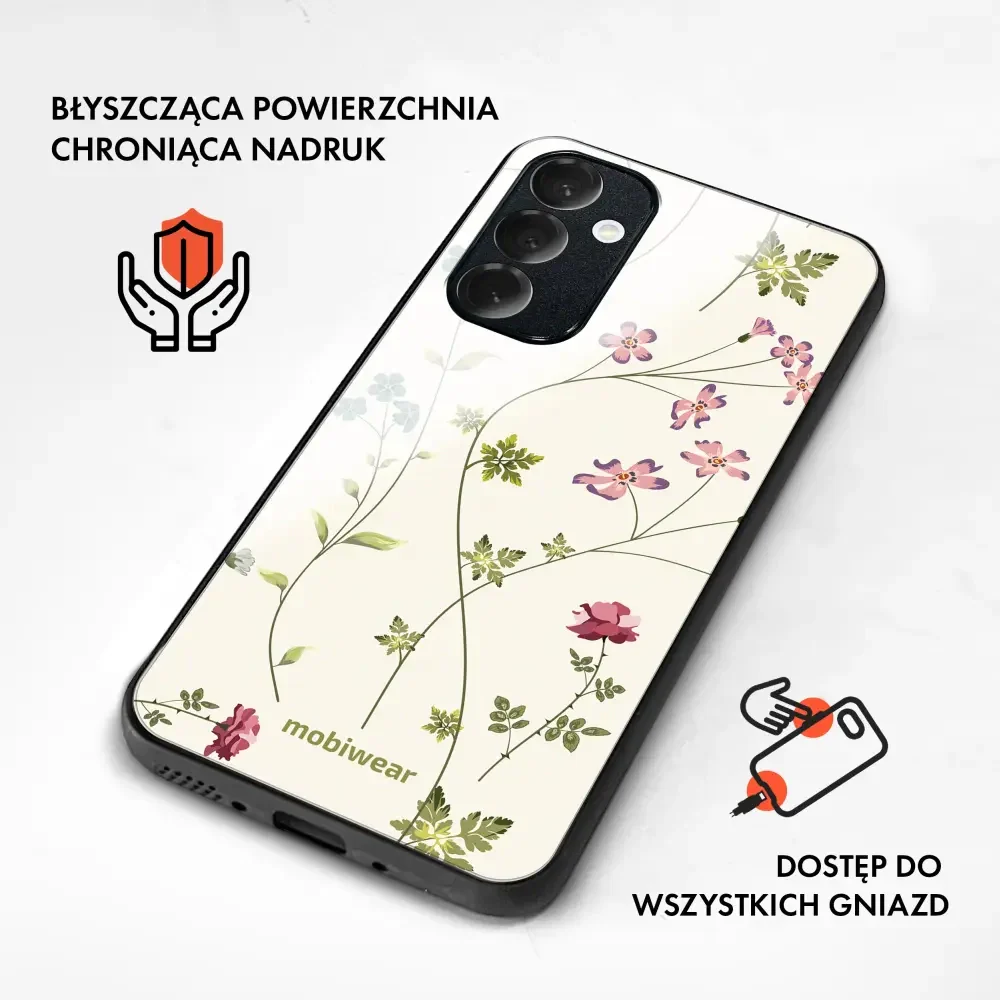 Handyhülle für Galaxy A17 5G, Mobiwear Glossy Case, Idyllische Blüte - Image 4