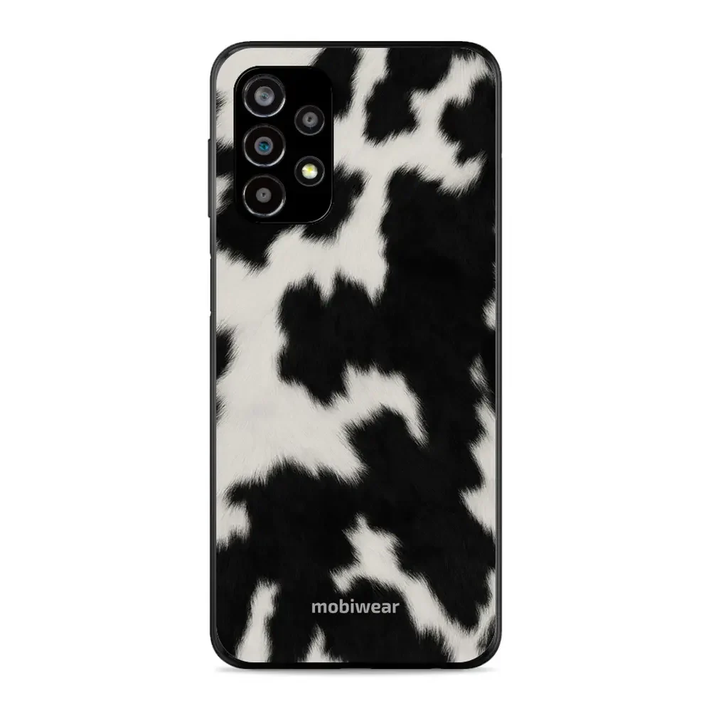 Handyhülle für Galaxy A23 4G, Mobiwear Glossy Case, Kuhfell-Optik
