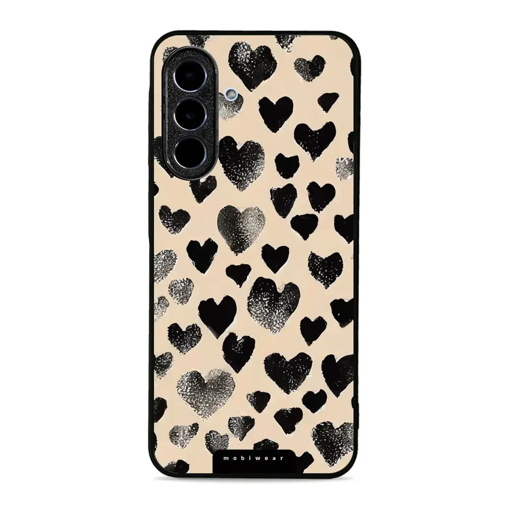 Handyhülle für Galaxy A26 5G, Mobiwear Glossy Case, Beige Liebe