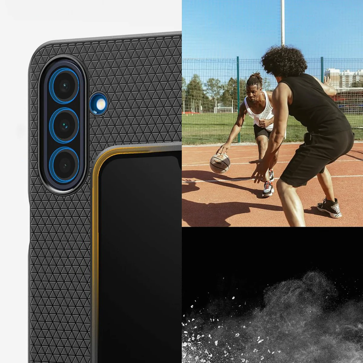 Handyhülle für Galaxy A26 5G, Spigen Liquid Air, Schwarz - Image 15