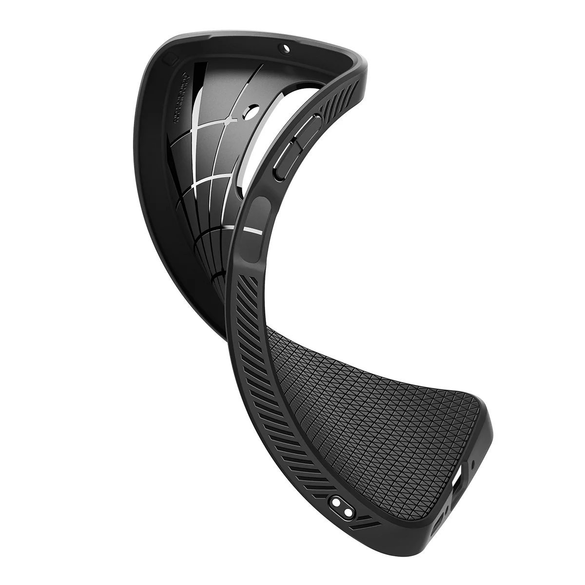 Handyhülle für Galaxy A26 5G, Spigen Liquid Air, Schwarz - Image 9