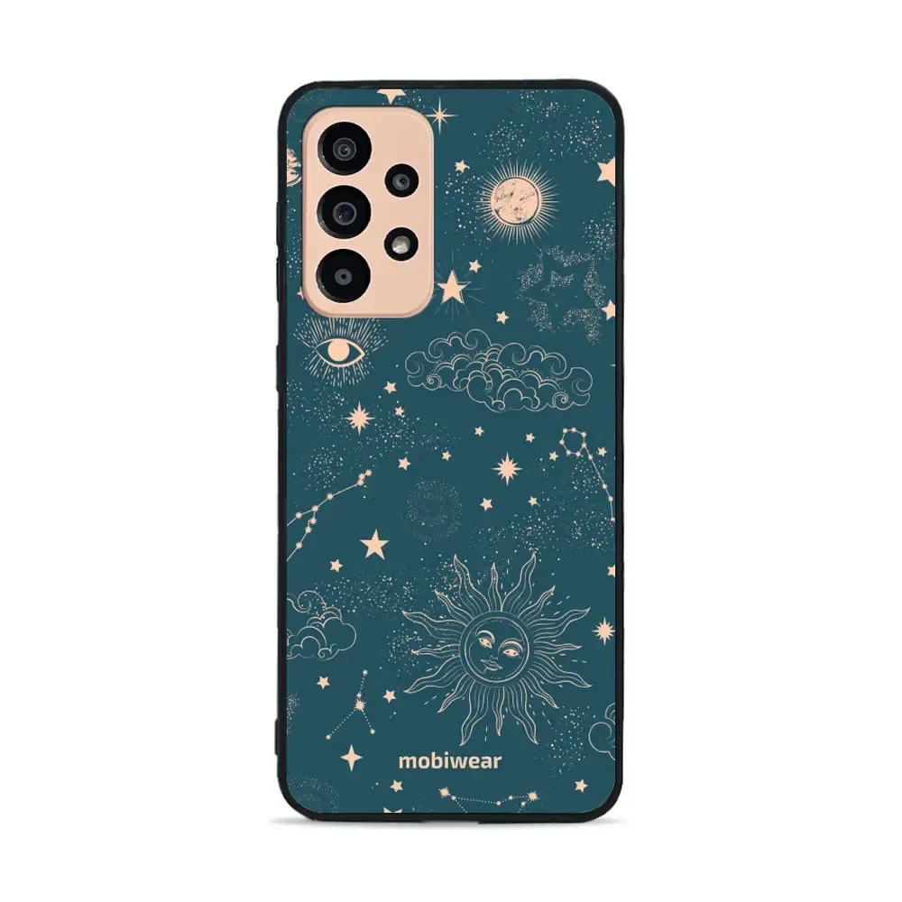 Handyhülle für Galaxy A33 5G, Mobiwear Glossy Case, Astraler Staub