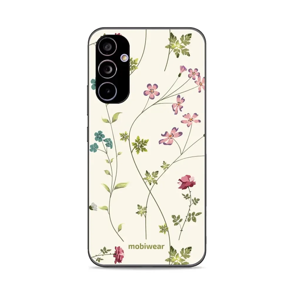 Handyhülle für Galaxy A34 5G, Mobiwear Glossy Case, Idyllische Blüte