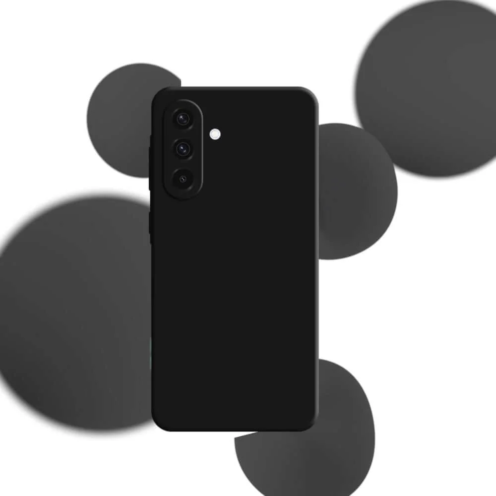 Handyhülle für Galaxy A36 5G, 3mk Silicone Case, Schwarz - Image 3
