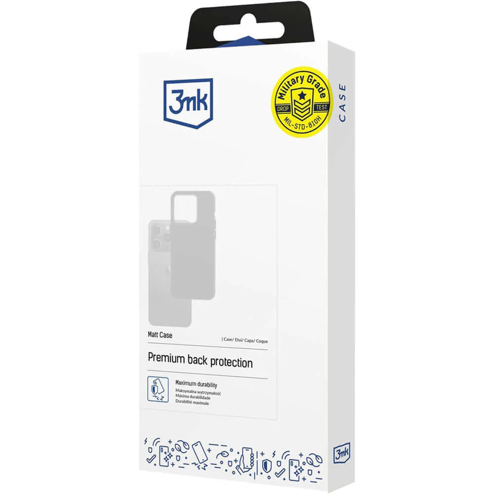 Handyhülle für Galaxy A36 / A56 5G, 3mk Matt Case, Schwarz - Image 3