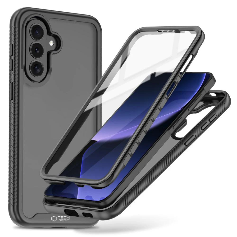 Handyhülle für Galaxy A37 / A36 5G / A56 5G, Tech-Protect Defense, mattes Schwarz