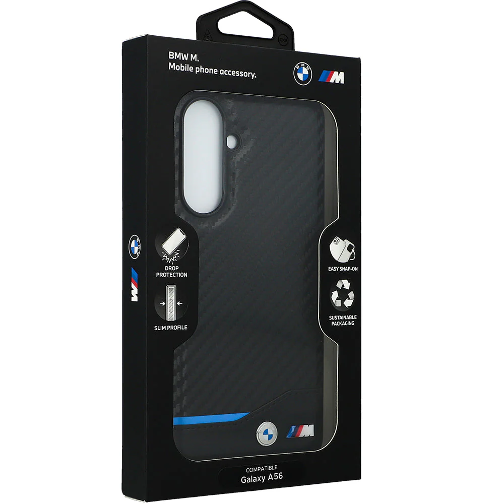 Handyhülle für Galaxy A56 5G, BMW M Carbon Leather, Schwarz - Image 7