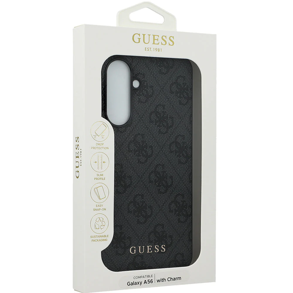 Handyhülle für Galaxy A56 5G, Guess 4G Charms Collection, Schwarz - Image 2