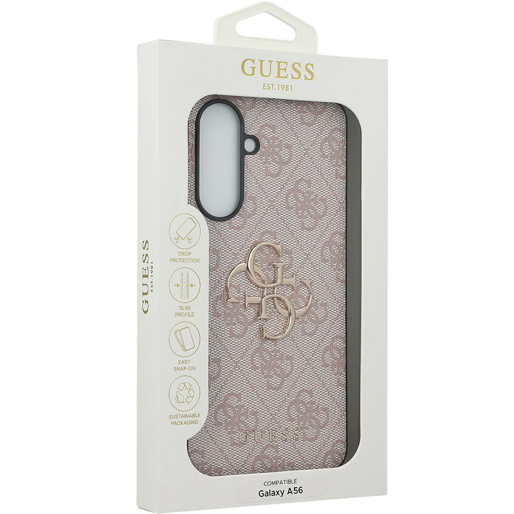 Handyhülle für Galaxy A56 5G, Guess Hardcase 4G Big Metal Logo, Rosa - Image 2