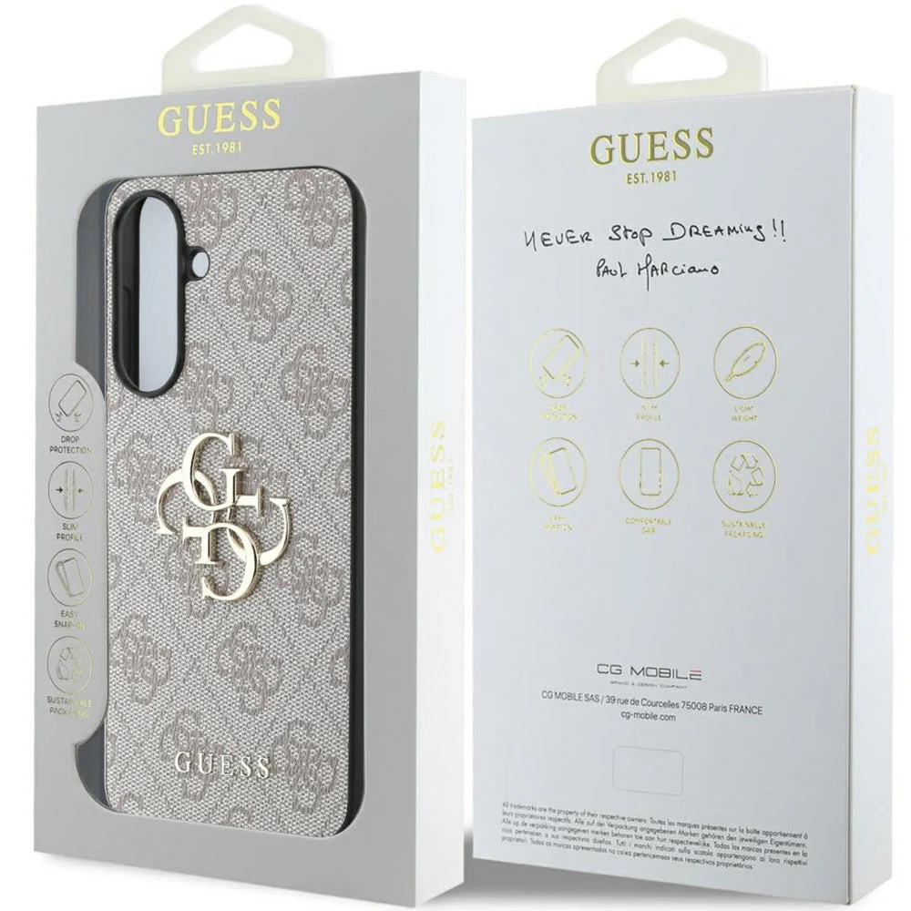 Handyhülle für Galaxy A56 5G, Guess Hardcase 4G Big Metal Logo, Rosa - Image 8