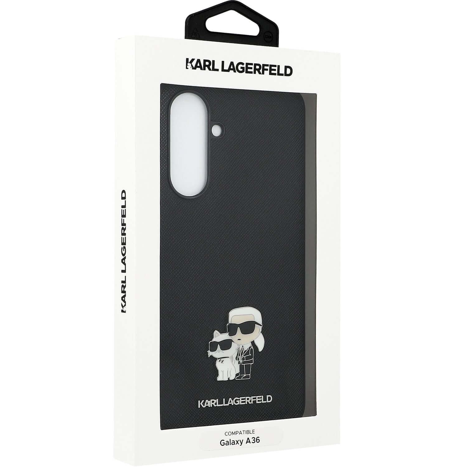 Handyhülle für Galaxy A56 5G, Karl Lagerfeld Hardcase Saffiano Metal Logo, Schwarz - Image 7