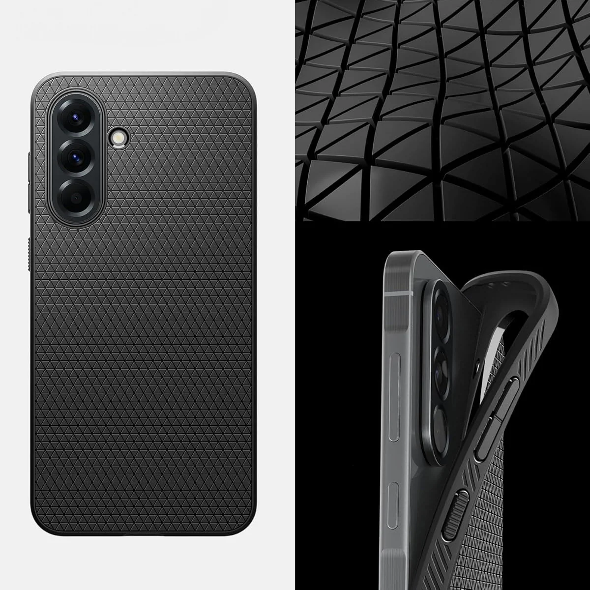 Handyhülle für Galaxy A56 5G, Spigen Liquid Air, Schwarz - Image 12