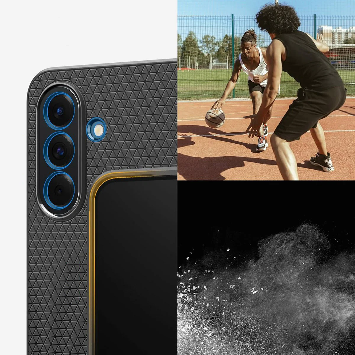 Handyhülle für Galaxy A56 5G, Spigen Liquid Air, Schwarz - Image 15