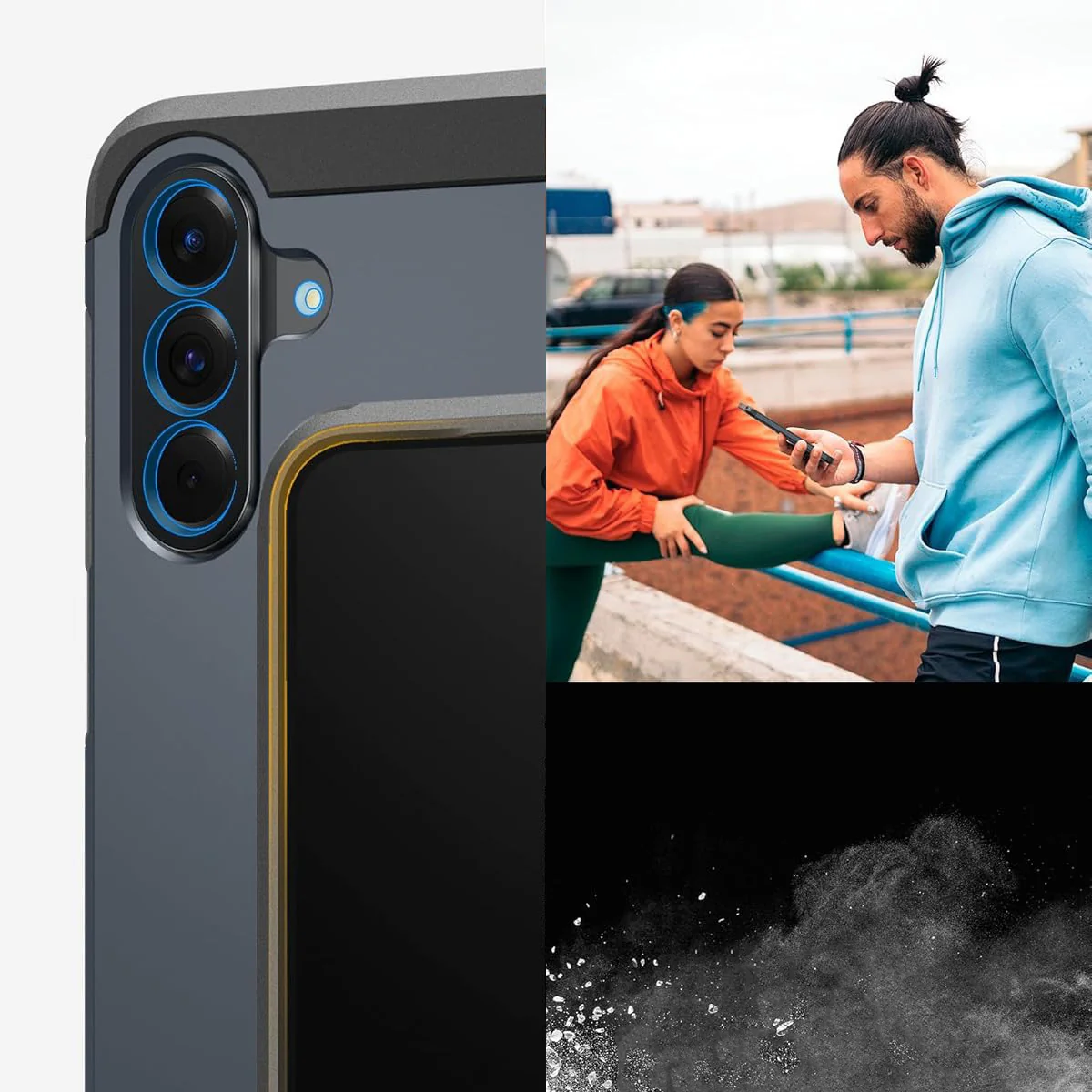 Handyhülle für Galaxy A56 5G, Spigen Tough Armor, Dunkelblau - Image 14