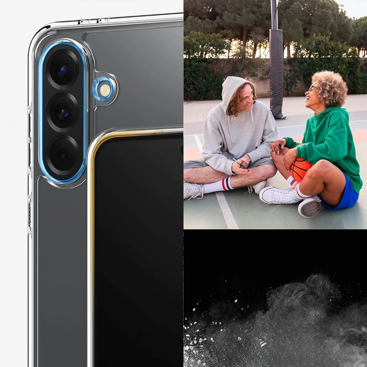 Handyhülle für Galaxy A56 5G, Spigen Ultra Hybrid, Transparent - Image 13