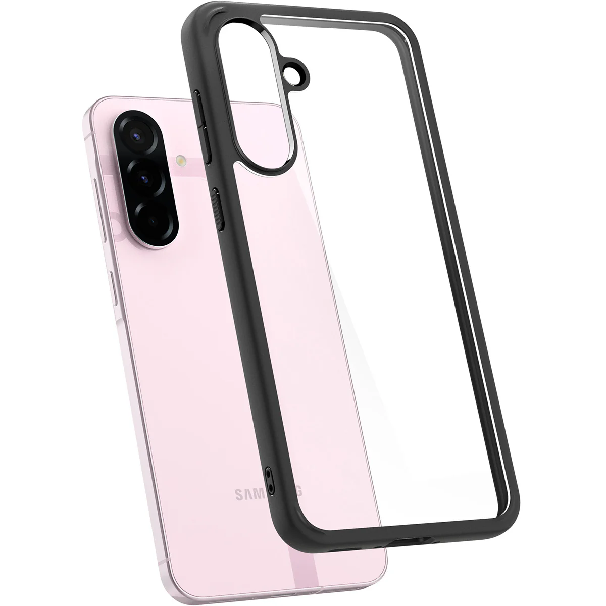 Handyhülle für Galaxy A56 5G, Spigen Ultra Hybrid, Transparent-Schwarz - Image 2