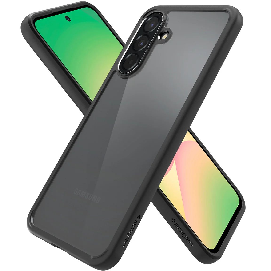 Handyhülle für Galaxy A56 5G, Spigen Ultra Hybrid, Transparent-Schwarz - Image 3