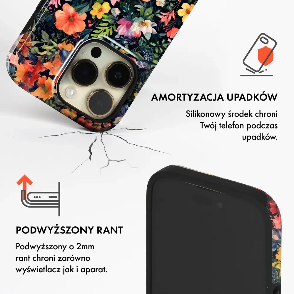 Handyhülle für Galaxy A57 5G, Mobiwear Elite Pro, Bunt-Blumig - Image 4