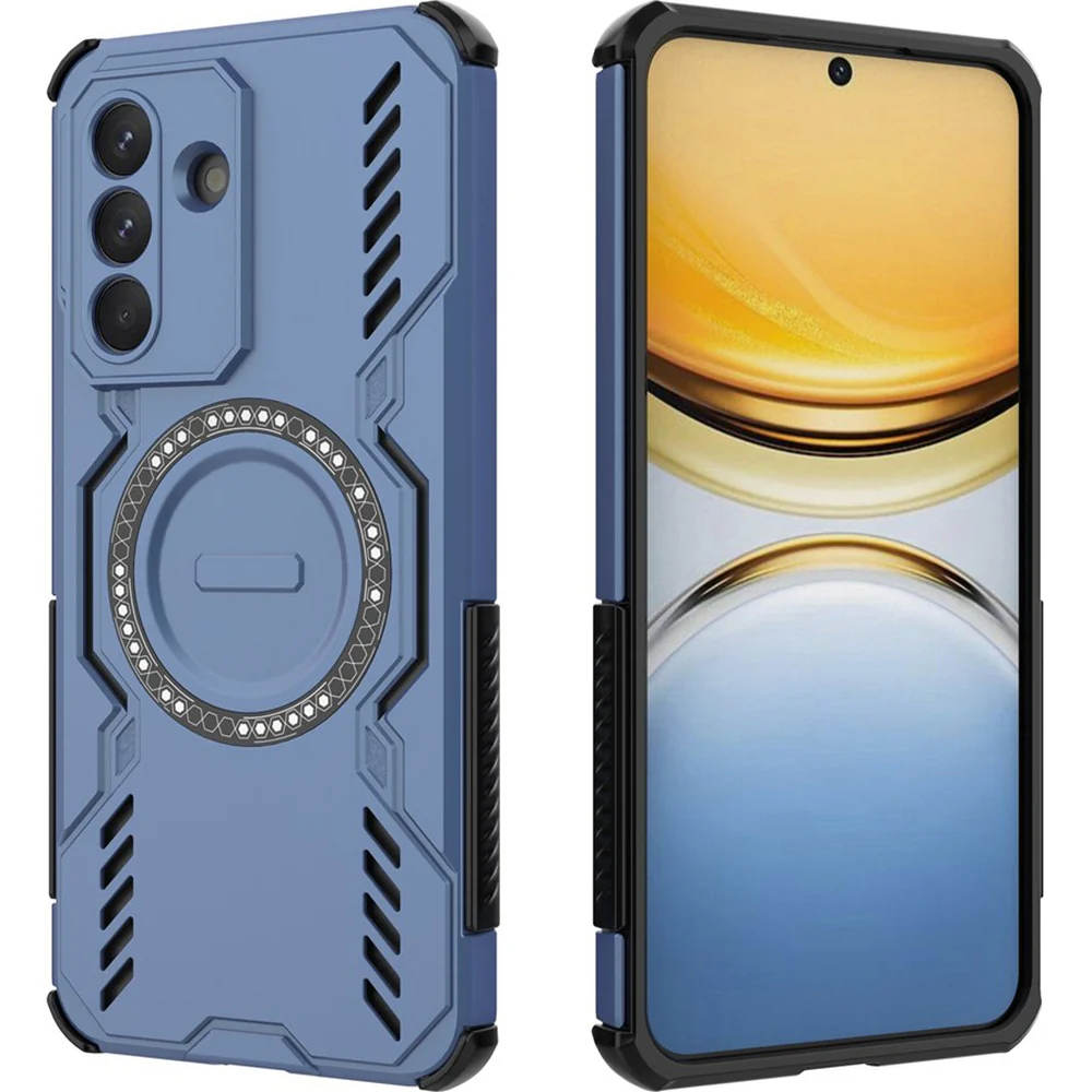 Handyhülle für Galaxy A57 5G, Techsuit ArmorMag Case, Blau-Schwarz - Image 2