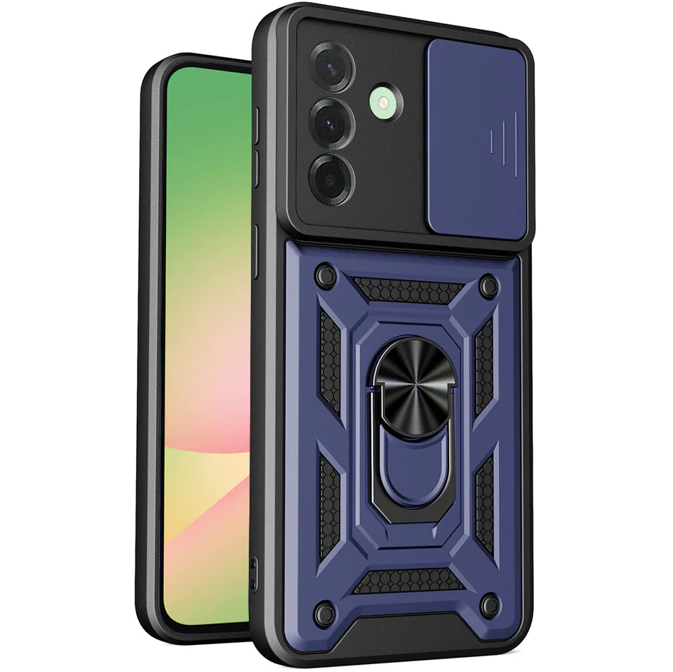 Handyhülle für Galaxy A57 5G, Techsuit CamShield Series, Dunkelblau