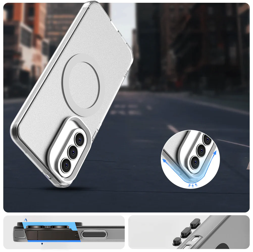 Handyhülle für Galaxy A57 5G, Techsuit CandyCase MagSafe, Weiß - Image 5