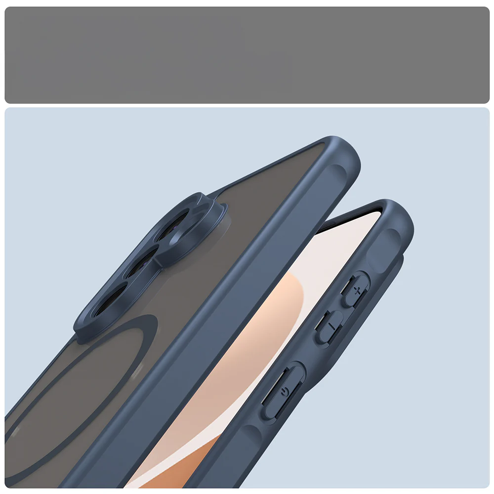Handyhülle für Galaxy A57 5G, Techsuit HaloFrost II MagSafe, Dunkelblau - Image 3