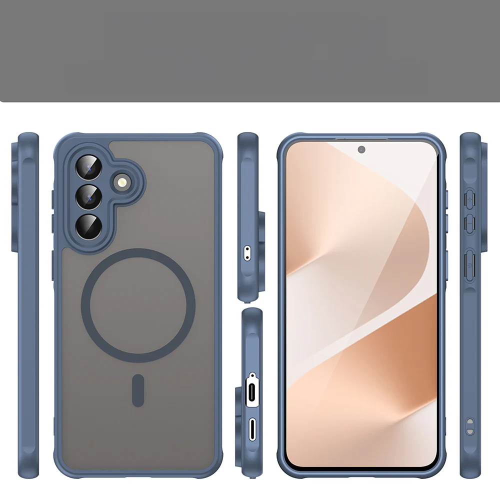 Handyhülle für Galaxy A57 5G, Techsuit HaloFrost II MagSafe, Dunkelblau - Image 4