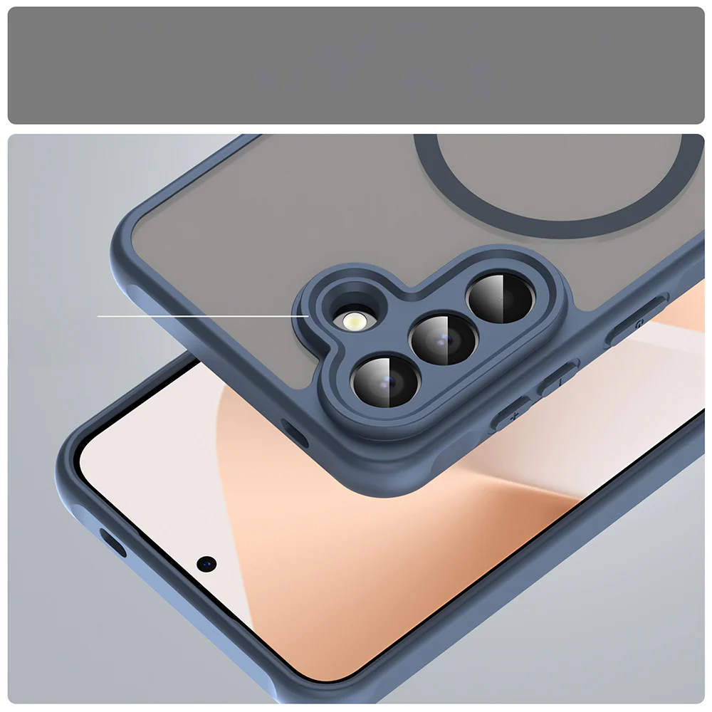 Handyhülle für Galaxy A57 5G, Techsuit HaloFrost II MagSafe, Dunkelblau - Image 5