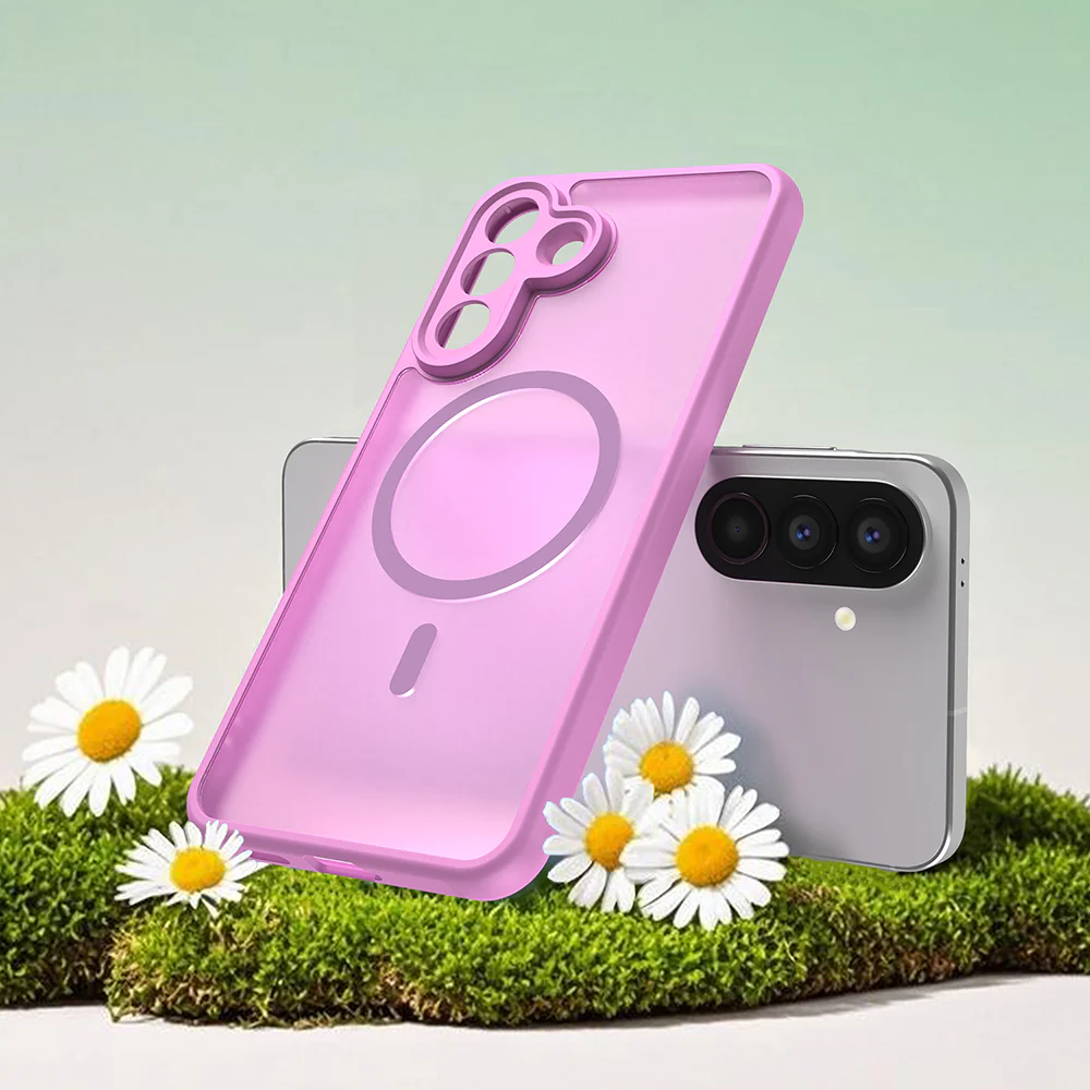 Handyhülle für Galaxy A57 5G, Techsuit HaloFrost II MagSafe, Rosa - Image 3