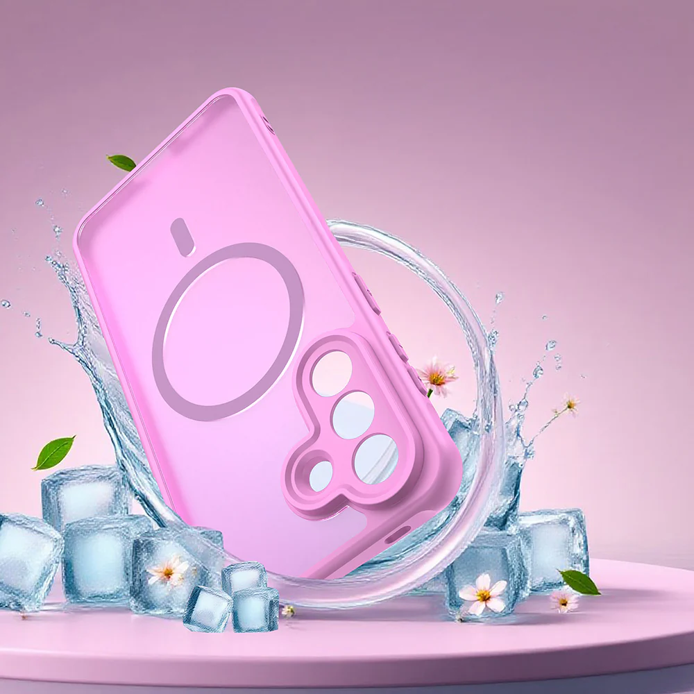 Handyhülle für Galaxy A57 5G, Techsuit HaloFrost II MagSafe, Rosa - Image 7