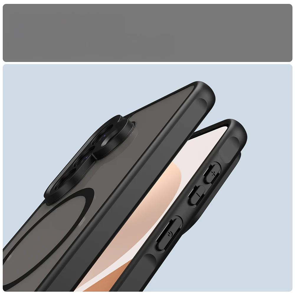 Handyhülle für Galaxy A57 5G, Techsuit HaloFrost II MagSafe, Schwarz - Image 3