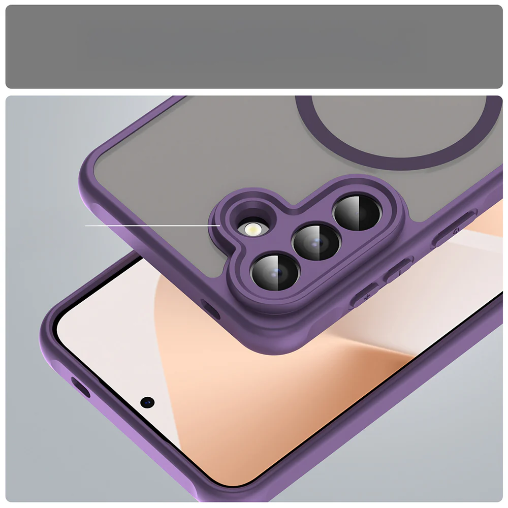 Handyhülle für Galaxy A57 5G, Techsuit HaloFrost II MagSafe, Violett - Image 4