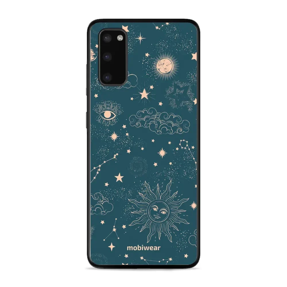 Handyhülle für Galaxy S20, Mobiwear Glossy Case, Astraler Staub