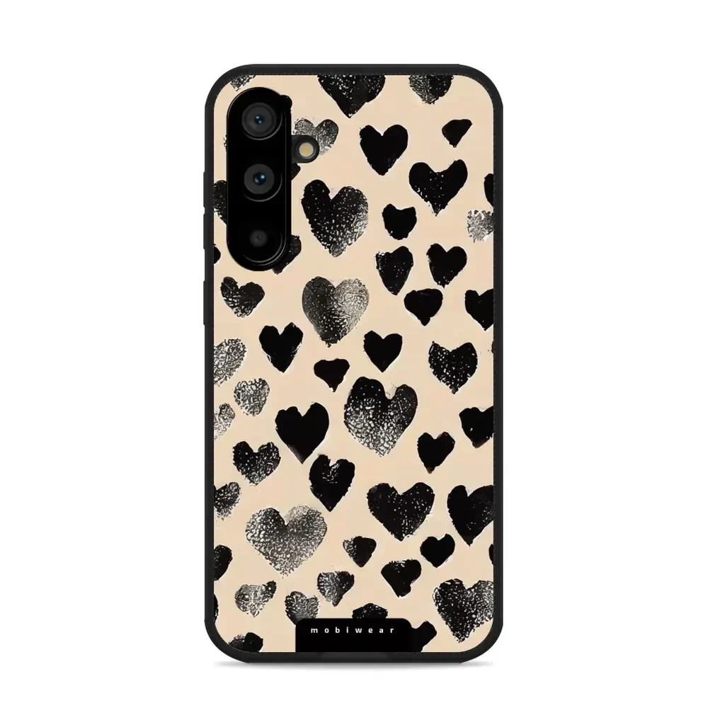 Handyhülle für Galaxy S23 FE, Mobiwear Glossy Case, Beige Liebe