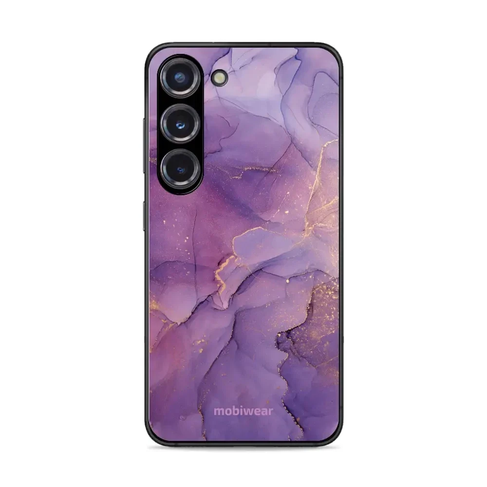 Handyhülle für Galaxy S23, Mobiwear Glossy Case, Violett